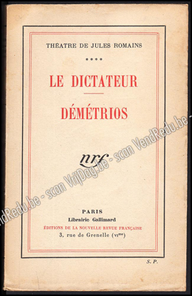 Image de Le Dictateur. Démétrios. Envoi autographe signé