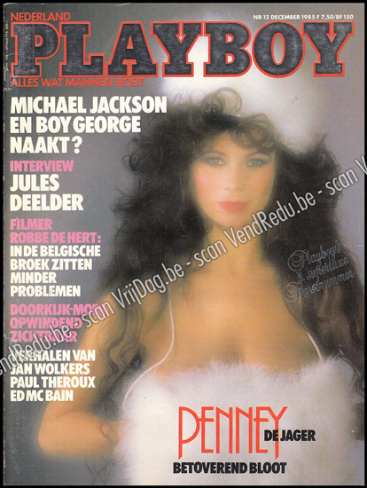 Picture of Playboy Nederland. Alles wat mannen boeit. Nr. 12, december 1985. Playboy's superluxe Kerstnummer