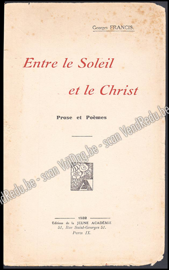 Picture of Entre le Soleil et le Christ (Prose et Poèmes)