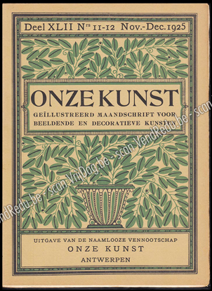 Image de Onze Kunst. Jg. 22, nr. 11-12. November-December 1925
