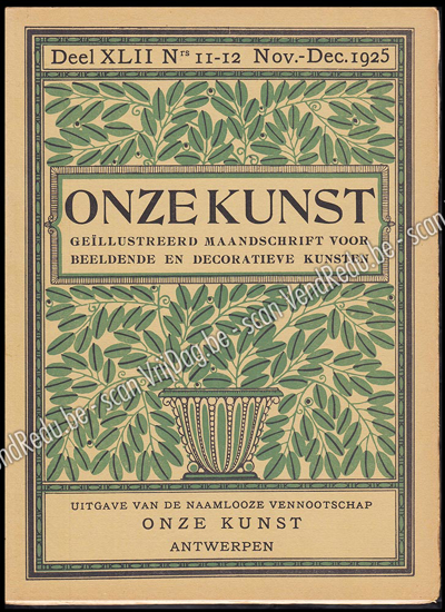 Image de Onze Kunst. Jg. 22, nr. 11-12. November-December 1925