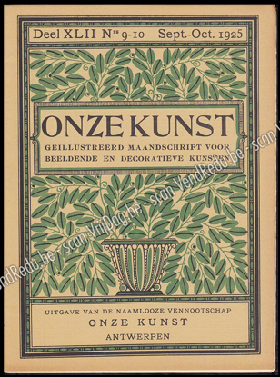 Image de Onze Kunst. Jg. 22, nr. 9-10. September-October 1925