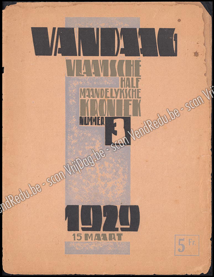 Afbeeldingen van Vandaag: Vlaamsche halfmaandelijksche Kroniek. Jg. 1, nr. 3. 15 Maart 1929