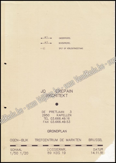 Bild von Projectdossier en Catalogus "Ogen-Blik" (Koning Boudewijnstichting). 1990–1991. Jo Crepain