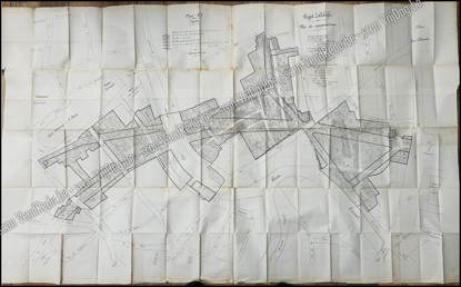 Image de Projet Zollikofer. Plan des expropriations. Plan N° 3 Légende. (Zollikofer-De Vigneplan Gent). 1882–1883.