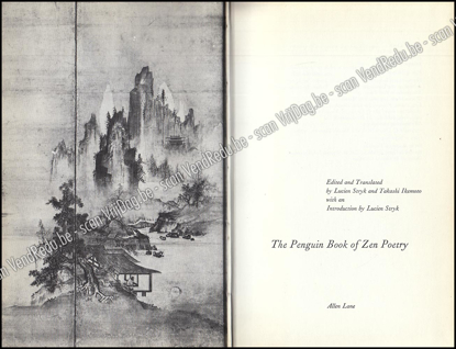 Image de The Penguin Book of Zen Poetry [Enriched copy with an original ink drawing and handwritten poem by Saint-Rémy]